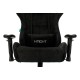 Кресло игровое Бюрократ VIKING KNIGHT Fabric черный Light-20 с подголов. крестовина металл
