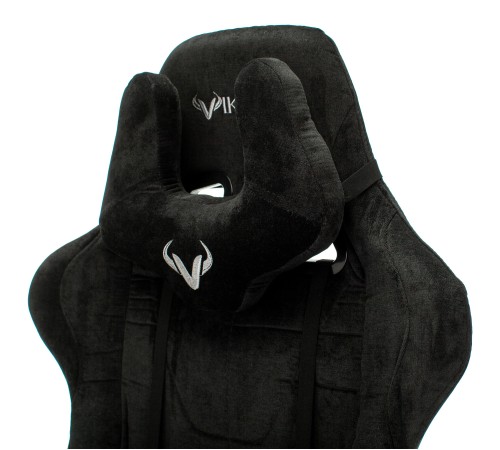 Кресло игровое Бюрократ VIKING KNIGHT Fabric черный Light-20 с подголов. крестовина металл
