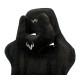 Кресло игровое Бюрократ VIKING KNIGHT Fabric черный Light-20 с подголов. крестовина металл