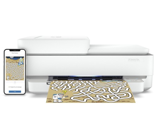 МФУ струйный HP DeskJet Ink Advantage 6475 (5SD78C) A4 Duplex WiFi USB белый