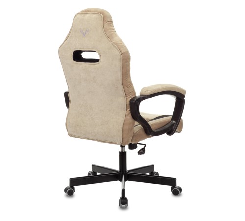 Кресло игровое Бюрократ VIKING 6 KNIGHT Fabric коричневый с подголов. крестовина металл