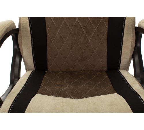 Кресло игровое Бюрократ VIKING 6 KNIGHT Fabric коричневый с подголов. крестовина металл