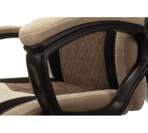 Кресло игровое Бюрократ VIKING 6 KNIGHT Fabric коричневый с подголов. крестовина металл