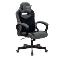Кресло игровое Бюрократ VIKING 6 KNIGHT Fabric черный с подголов. крестовина металл