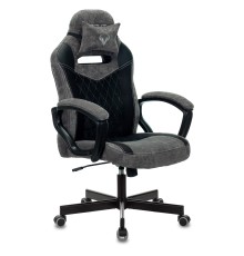 Кресло игровое Бюрократ VIKING 6 KNIGHT Fabric черный с подголов. крестовина металл