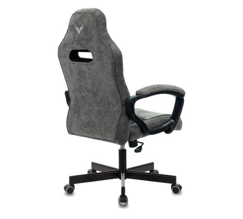 Кресло игровое Бюрократ VIKING 6 KNIGHT Fabric черный с подголов. крестовина металл