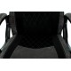 Кресло игровое Бюрократ VIKING 6 KNIGHT Fabric черный с подголов. крестовина металл