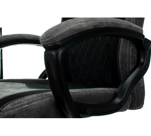 Кресло игровое Бюрократ VIKING 6 KNIGHT Fabric черный с подголов. крестовина металл