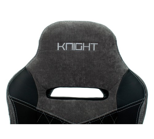 Кресло игровое Бюрократ VIKING 6 KNIGHT Fabric черный с подголов. крестовина металл