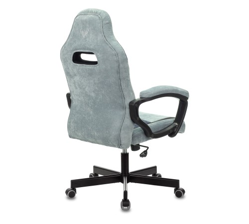 Кресло игровое Бюрократ VIKING 6 KNIGHT Fabric синий с подголов. крестовина металл