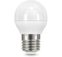 Лампа светодиодная Gauss 9.5Вт цок.:E27 шар 220B 3000K св.свеч.бел.теп. P45 (упак.:1шт) (105102110)