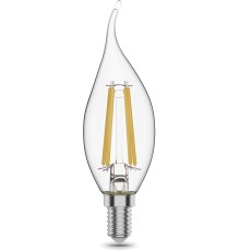 Лампа филам. Gauss Filament 11Вт цок.:E14 свеча 220B 2700K св.свеч.бел.теп. CF35 (упак.:1шт) (104801111)
