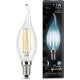 Лампа филам. Gauss Filament 11Вт цок.:E14 свеча 220B 4100K св.свеч.бел.нейт. CF35 (упак.:1шт) (104801211)