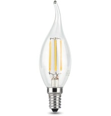 Лампа светодиодная Gauss Filament 7Вт цок.:E14 свеча 220B 2700K св.свеч.бел.теп. CF35 (упак.:1шт) (104801107)