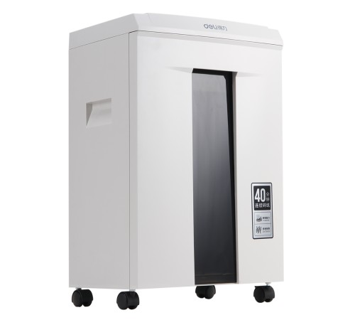 Шредер Deli 9912 (секр.P-5)/фрагменты/6лист./20лтр./скрепки/скобы/пл.карты/CD