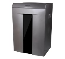 Шредер Deli 9907 серебристый с автоподачей (секр.P-4)/фрагменты/8лист./20лтр./скрепки/скобы/пл.карты/CD