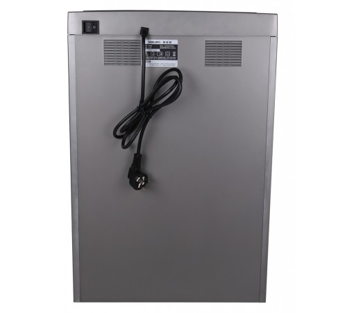 Шредер Deli 9907 серебристый с автоподачей (секр.P-4)/фрагменты/8лист./20лтр./скрепки/скобы/пл.карты/CD