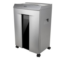 Шредер Deli 9958 серебристый с автоподачей (секр.P-4)/фрагменты/10лист./20лтр./скрепки/скобы