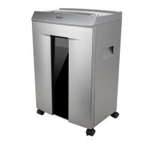 Шредер Deli 9959 серый с автоподачей (секр.P-6)/фрагменты/7лист./30лтр./скрепки/скобы