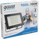 Прожектор уличный Gauss Elementary 613100100 светодиодный 100Вт корп.алюм.черный