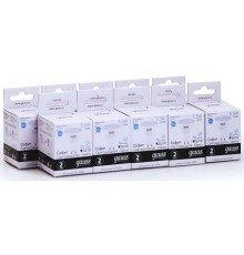 Лампа светодиодная Gauss Elementary MR16 5.5Вт цок.:GU10 спот 220B 4100K св.свеч.бел.нейт. (упак.:10шт) (13626)