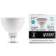 Лампа светодиодная Gauss Elementary MR16 7Вт цок.:GU5.3 спот 220B 4100K св.свеч.бел.ней. MR16 (упак.:10шт) (13527)