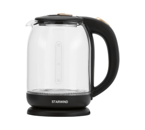 Чайник электрический Starwind SKG1052 1.8л. 1500Вт коричневый/бронзовый (корпус: стекло)