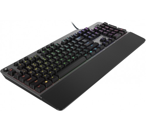 Клавиатура Lenovo Legion K500 RGB механическая черный USB Multimedia for gamer LED (подставка для запястий)