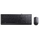 Клавиатура + мышь Lenovo 300 U клав:черный мышь:черный USB