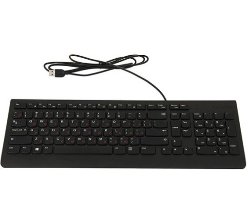 Клавиатура + мышь Lenovo 300 U клав:черный мышь:черный USB