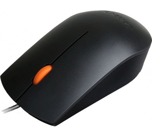 Клавиатура + мышь Lenovo 300 U клав:черный мышь:черный USB