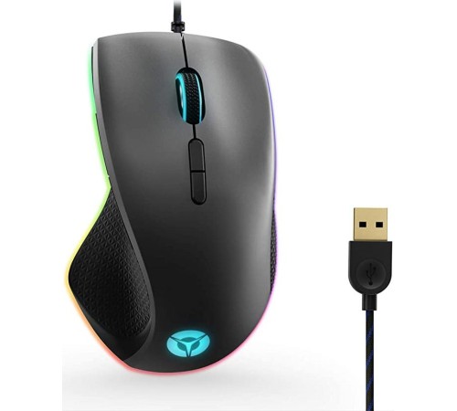 Мышь Lenovo Legion M500 RGB черный оптическая (16000dpi) USB для ноутбука (7but)
