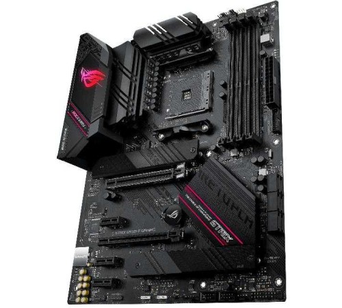 Материнская плата Asus ROG STRIX B550-F GAMING Soc-AM4 AMD B550 4xDDR4 ATX AC`97 8ch(7.1) 2.5Gg RAID+HDMI+DP