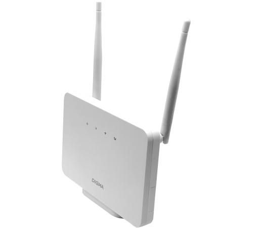 Интернет-центр Digma HOME (D4GHMAWH) N300 10/100BASE-TX/4G(3G) cat.4 белый