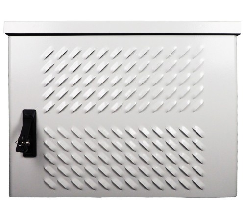 Шкаф коммутационный ЦМО (ШТВ-Н-12.6.3-4ААА) 12U 600x300мм пер.дв.вентил. несъемн.бок.пан. 150кг серый всепогодный