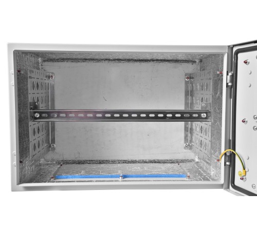 Шкаф коммутационный ЦМО (ШТВ-Н-12.6.3-4ААА) 12U 600x300мм пер.дв.вентил. несъемн.бок.пан. 150кг серый всепогодный