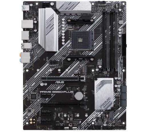 Материнская плата Asus PRIME B550-PLUS Soc-AM4 AMD B550 4xDDR4 ATX AC`97 8ch(7.1) GbLAN RAID+HDMI+DP