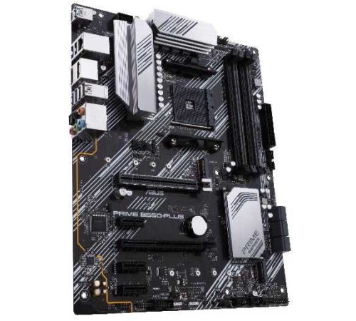 Материнская плата Asus PRIME B550-PLUS Soc-AM4 AMD B550 4xDDR4 ATX AC`97 8ch(7.1) GbLAN RAID+HDMI+DP