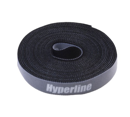 Хомут-липучка Hyperline WASNR-5X16-BK 5000x16мм (упак:1шт) полиамид черный Хомут-липучка Hyperline WASNR-5X16-BK 5000x16мм (упак:1шт) полиамид черный