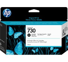 Картридж струйный HP 730 P2V67A фото черный (130мл) для HP DJ T1700
