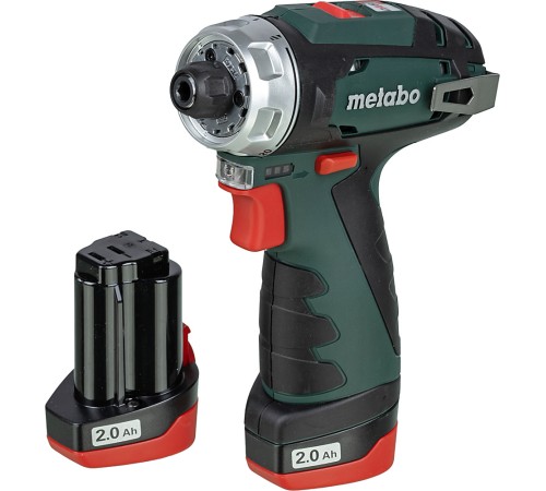 Metabo PowerMaxx BS Безударная дрель-шуруповерт [600984000] { 10.8В 2х2.0,LC40,патр,коробк }