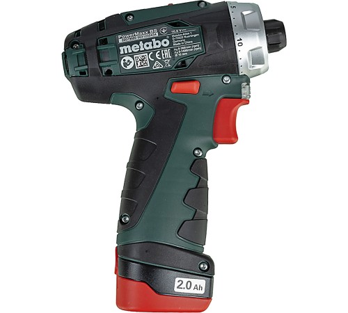 Metabo PowerMaxx BS Безударная дрель-шуруповерт [600984000] { 10.8В 2х2.0,LC40,патр,коробк }