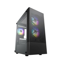ACD Coffre 106 mATX, CPU 160mm, VGA 300mm, USB3.0*1+USB2.0*2+HD audio , Front 2*12cm ARGB (Slave fans) ,Rear 1*12cm ARGB (Master fan), TG