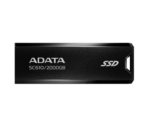Внешний SSD диск ADATA 2TB SC610 Черный Внешний SSD диск ADATA 2TB SC610 Черный