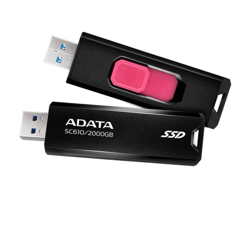 Внешний SSD диск ADATA 2TB SC610 Черный Внешний SSD диск ADATA 2TB SC610 Черный