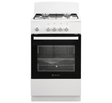 Плита Газовая De Luxe 5040.48г (щ) белый (без крышки) реш.эмаль