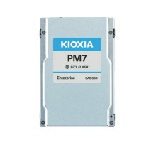 2.5" 6400GB KIOXIA PM7-V Enterprise SSD KPM7VVUG6T40 SAS 24Gb/s, 4200/4100, IOPS 720/355K, MTBF 2.5M, TLC, 3DWPD, 15mm