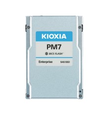 2.5" 6400GB KIOXIA PM7-V Enterprise SSD KPM7VVUG6T40 SAS 24Gb/s, 4200/4100, IOPS 720/355K, MTBF 2.5M, TLC, 3DWPD, 15mm