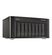 Система хранения данных Infortrend  EonStor GSe Pro 100 8bay. Intel Atom 2.4GHz 4C CPU, 1x4GB non-ECC, 4x1GbE(RJ45), 2x USB 2.0, 2x USB 3.0, 1x Host Board slot, 1xPSU and 8 drive trays (GSe Pro 108-C) (GSEP1080000C-8U32)