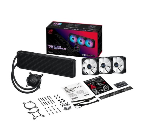 Жидкостная система охлаждения ASUS ROG STRIX LC III 360 /AIO COOLER,ASETEK,SIGRID V2, ARGB Жидкостная система охлаждения ASUS ROG STRIX LC III 360 /AIO COOLER,ASETEK,SIGRID V2, ARGB